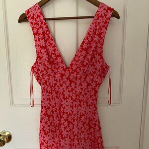 Pink Floral Dress
